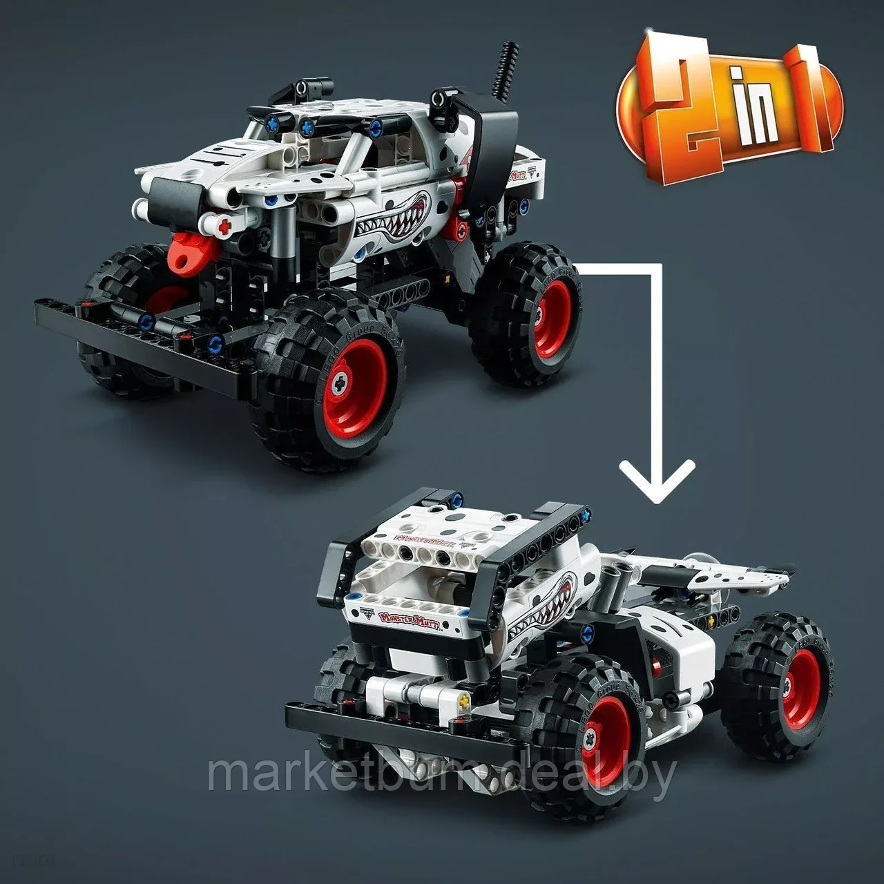 Конструктор LEGO Technic 42150, Monster Jam Monster Mutt Далматинец - фото 3 - id-p216365021