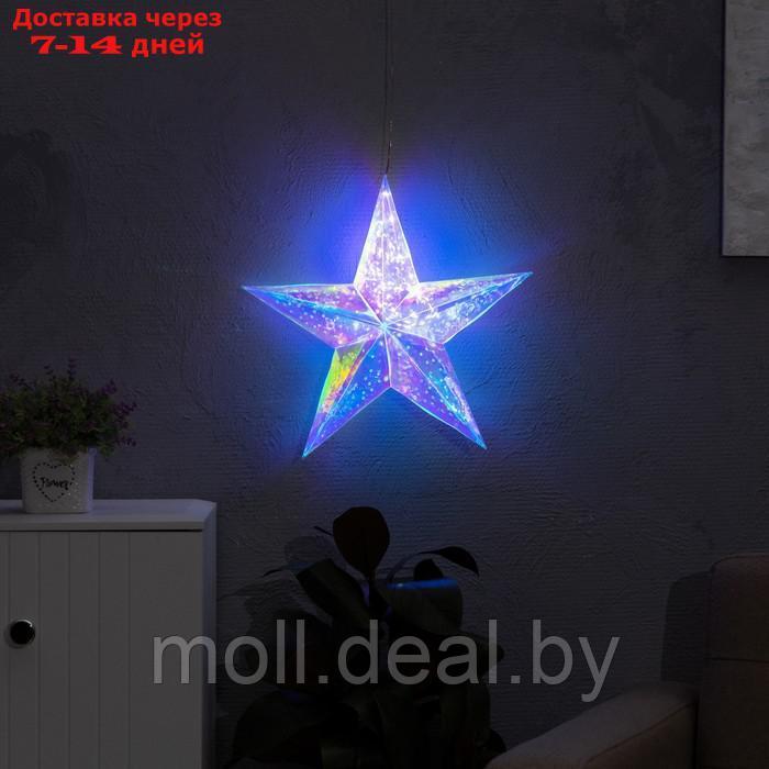 Светодиодная фигура "Звезда" 36 см, пластик, 220 В, свечение белое - фото 1 - id-p216354501
