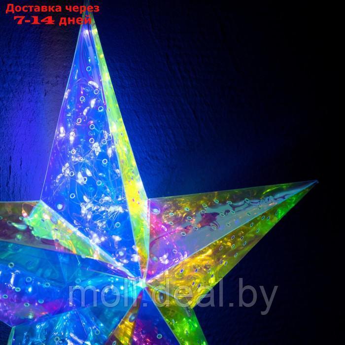 Светодиодная фигура "Звезда" 36 см, пластик, 220 В, свечение белое - фото 3 - id-p216354501