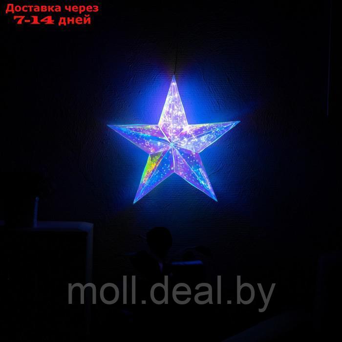 Светодиодная фигура "Звезда" 36 см, пластик, 220 В, свечение белое - фото 5 - id-p216354501