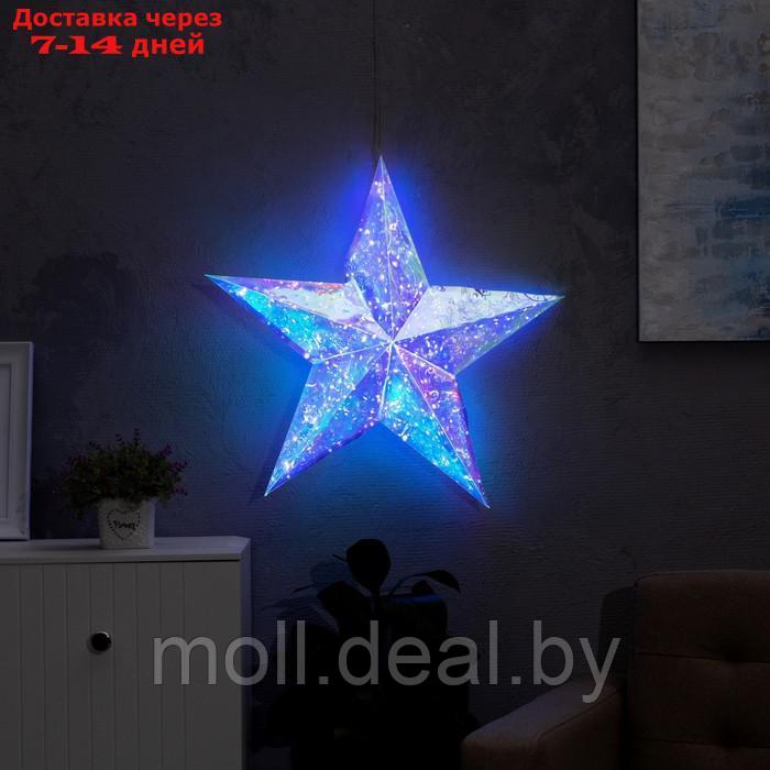 Светодиодная фигура "Звезда" 60 см, пластик, 220 В, свечение белое - фото 1 - id-p216354504