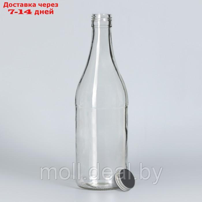 Бутылка "Чекушка", с крышкой, стеклянная, 3.25л - фото 2 - id-p216354508