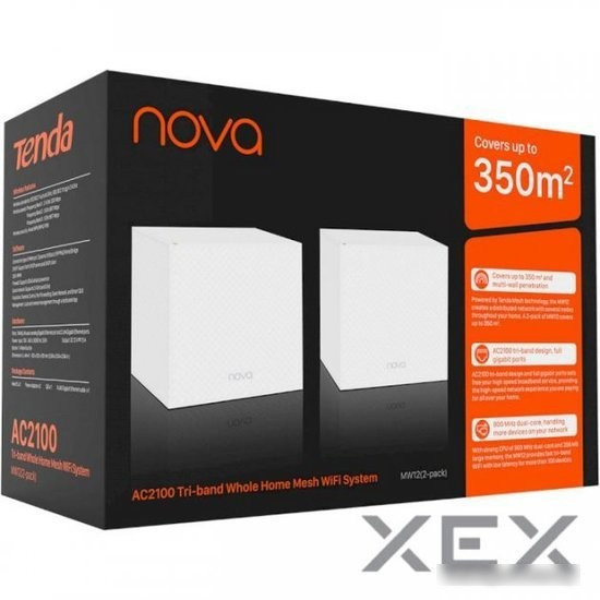 Wi-Fi система Tenda Nova MW12 2-Pack - фото 3 - id-p216367754