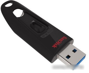 USB Flash SanDisk Ultra USB 3.0 Black 32GB (SDCZ48-032G-U46) - фото 4 - id-p216367973