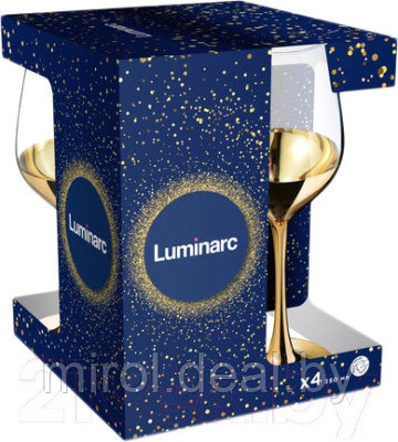 Набор бокалов Luminarc Electric Gold P9155 - фото 3 - id-p216368114
