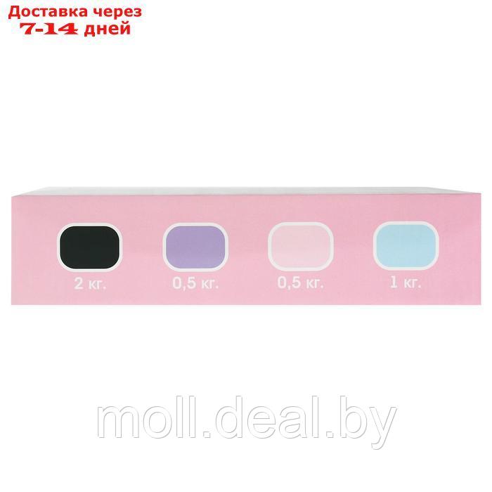 Гантели Onlytop для универсального отягощения 2 х 0,5 кг, цвет розовый - фото 4 - id-p216354765
