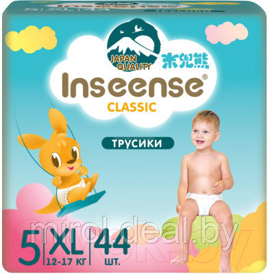 Подгузники-трусики детские Inseense Classic XL 12-17 кг / InsCXL44Blue - фото 1 - id-p216368472
