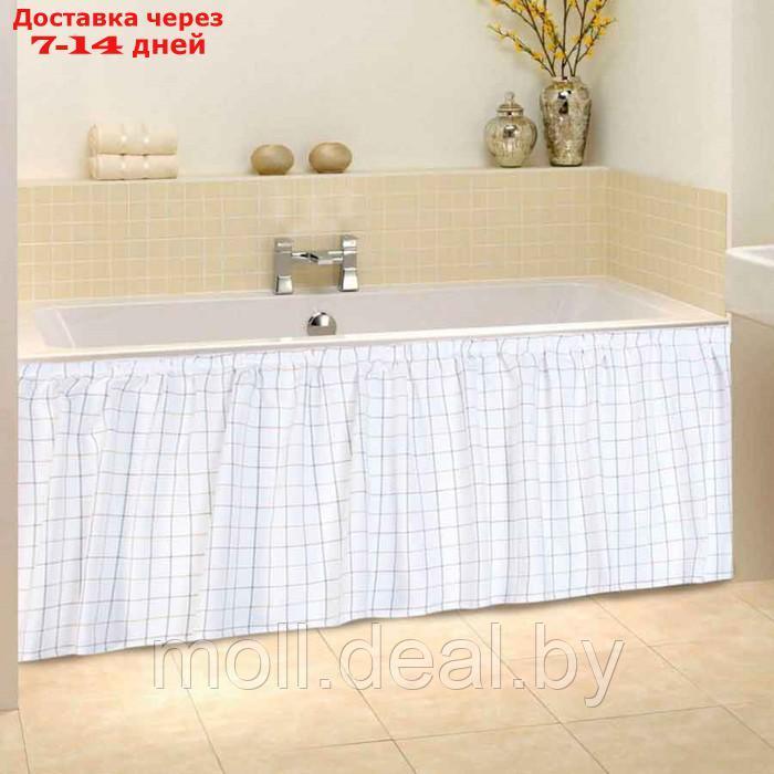 Штора для ванной Этель Harmony, 150х48 см, 100% хл, рогожка 186 г/м2 - фото 1 - id-p216354804