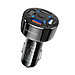 Автомобильное ЗУ BZ04 (1USB QC3.0) (3USB 2.4A) черный Borofone, фото 2