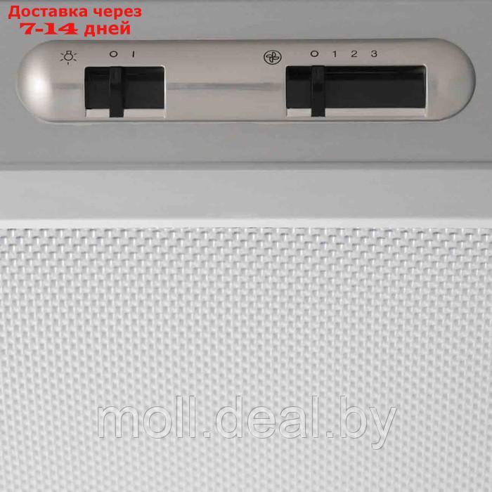 Вытяжка Indesit ISLK 66 LS X, козырьковая, 272 м3/ч, 3 скорости, 59.9. см, серебристая - фото 3 - id-p216354938