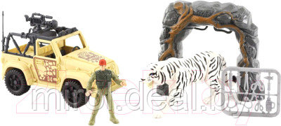 Игровой набор Chap Mei Белый тигр в джунглях / 549004 - фото 1 - id-p216371219