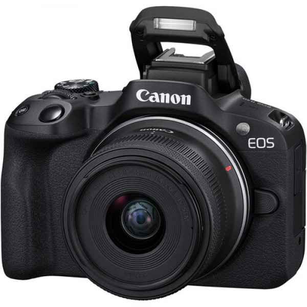 Фотоаппарат беззеркальный Canon EOS R50 Kit 18-45 IS STM Черный - фото 3 - id-p216370304
