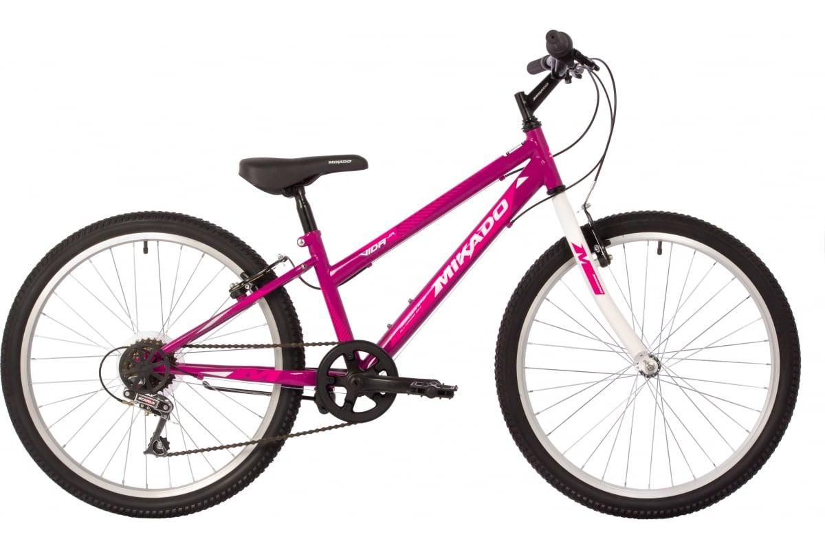 Велосипед Mikado Vida JR 24 р.12 2022 (розовый) - фото 1 - id-p216104139