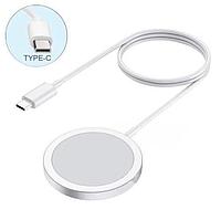 Беспроводное зарядное устройство Apple A2140 MagSafe Charger MHXH3AM/A (USB type-C, 15W, быстрая зар