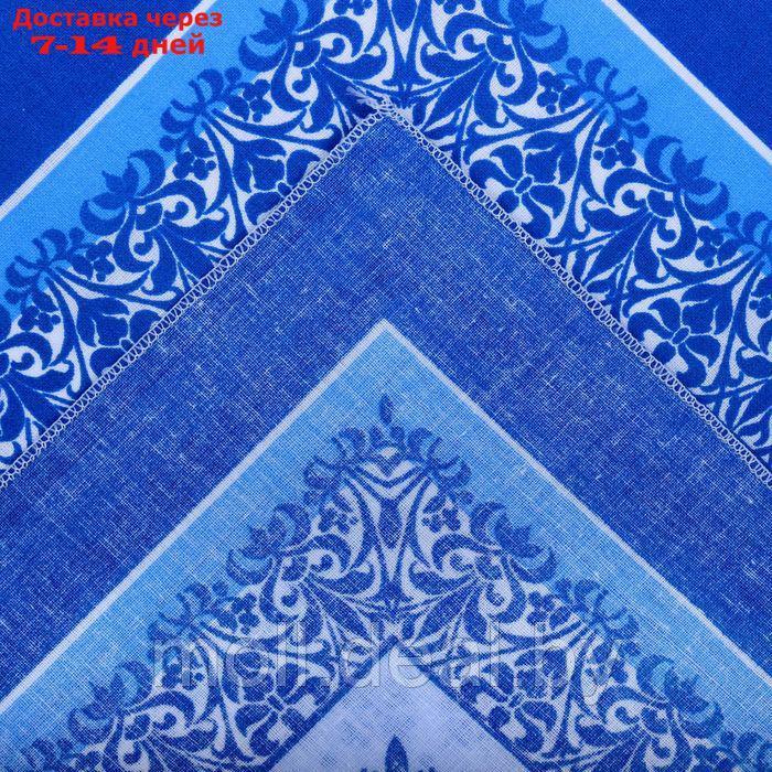 Мужские носовые платки "Этель" размер 30х30 см, (набор 12 шт,), цвет синий, рисунок МИКС - фото 9 - id-p216349287