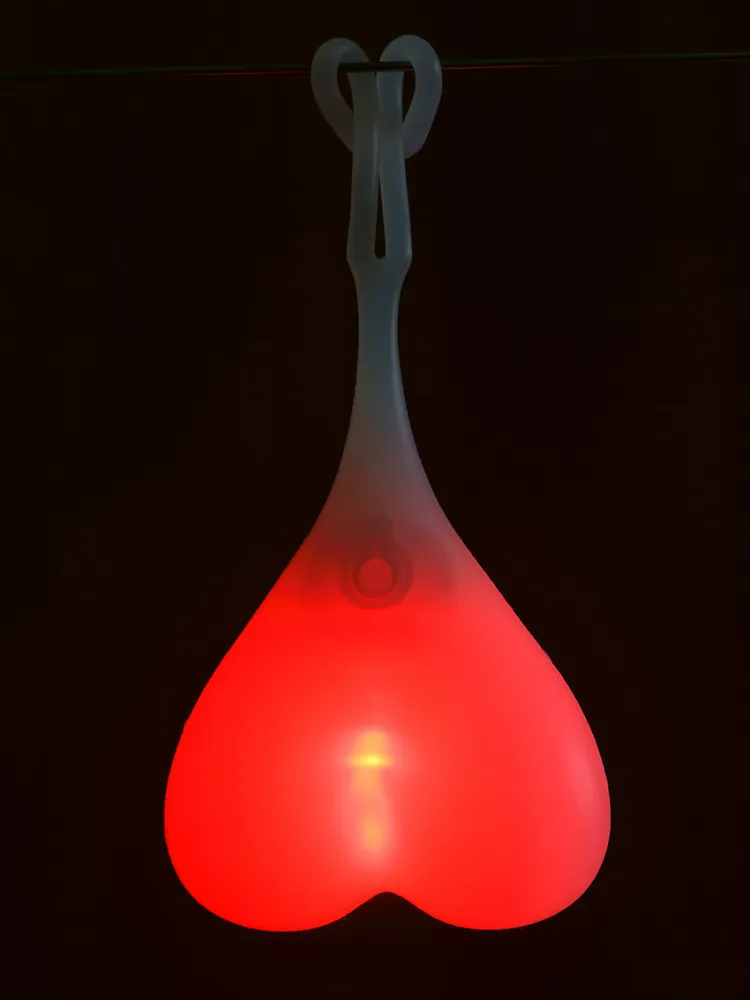 Силиконовый задний велосипедный фонарь Silicon light Бубенцы Красный - фото 10 - id-p216372894