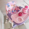 Стульчик для кормления ребенка Bestbaby розово/фиолетовый, фото 9
