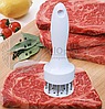 Тендерайзер /рыхлитель /стейкер / молоток для мяса / ручной размягчитель мяса, пластик, металл 20х5 см Белый, фото 4