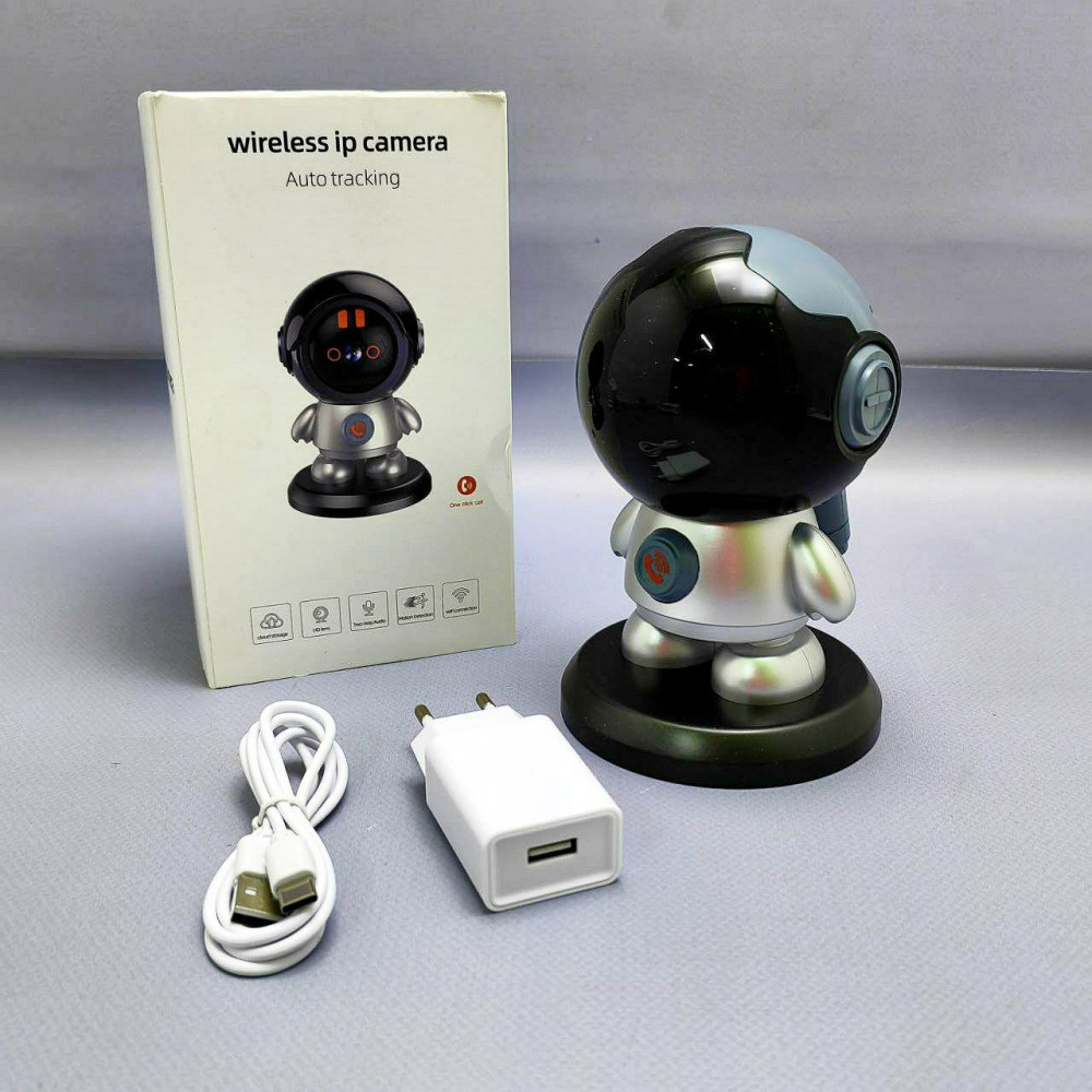 Умная камера видеонаблюдения настольная поворотная Smart Robot Wireless IP camera Auto Tracking Wi Fi YH-A5DCL - фото 2 - id-p216372912