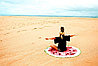 Круглое пляжное парео / селфи  коврик / пляжная подстилка / пляжное покрывало / пляжный коврик Пончик розовый, фото 3