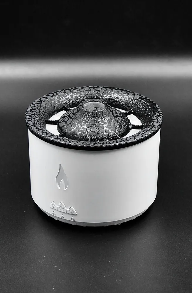 Увлажнитель воздуха (аромадиффузор) Volcano Aroma Diffuser J-V19 с пультом ДУ, 360 ml (режимы вулкан/пламя, - фото 4 - id-p216372920