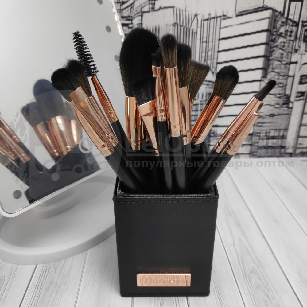 Набор кистей Premium класса с подставкой BH Signature Rose Gold 13 (кистей) Piece Brush Set Нежный мраморно - - фото 9 - id-p216374978