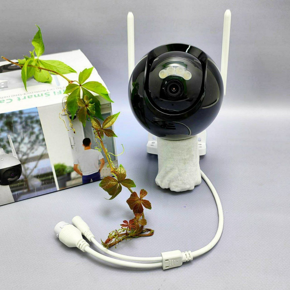 Уличная камера видео наблюдения Wi FI IP Smart Camera XYZ-Q18, 4 MP, 4 х-ZOOM (датчик движения, режимы - фото 9 - id-p216372929