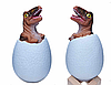 Светодиодный ночник Мезозой (лампа - ночник) 3D Динозавр игрушка с пультом управления, 16 цветов Паразауролоф, фото 4