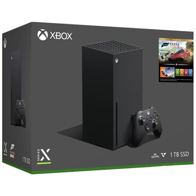 Игровая приставка Microsoft Xbox Series X 1 TБ + Forza Horizon 5 - фото 1 - id-p216372741