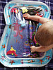 Водный детский развивающий коврик Аквариум,  66 см х 50 см Розовый (Крабик), фото 4