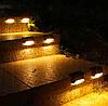 Комплект светодиодных светильников с датчиком света на солнечной батарее для лестниц, ступенек, ограждений (4, фото 7