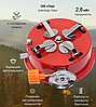 Портативная туристическая ветрозащитная газовая плита - горелка Windproof camping stove CS-102XL, фото 6