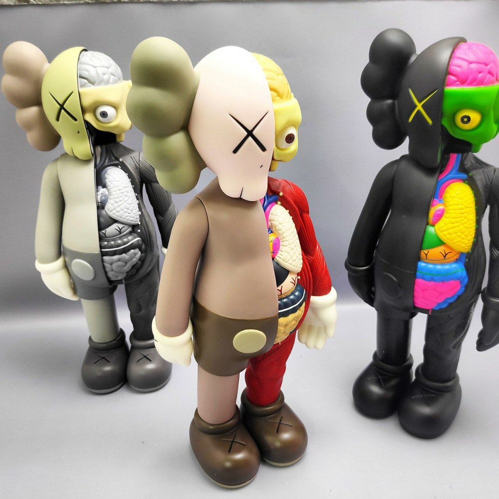 Kaws Dissected Brown Игрушка 40 см - фото 7 - id-p216375013