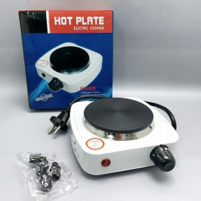 Электрическая настольная плита (одноконфорочная) HOT PLATE H-009 (220V, 500W, световой индикатор, 5 уровней - фото 1 - id-p216372951