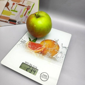 Электронные кухонные весы Digital Kitchen Scale, 15.00х20.00 см, до 5 кг Грейпфрут - фото 1 - id-p216372954
