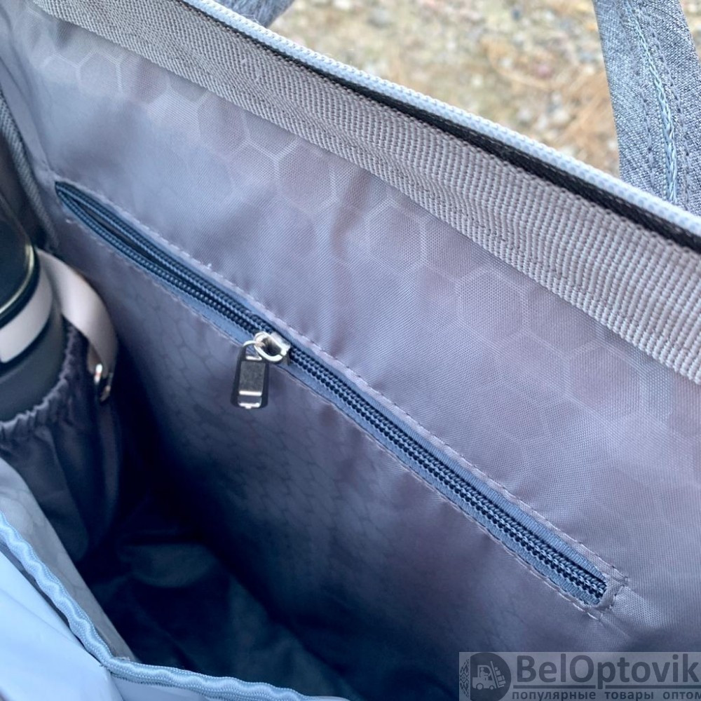 Сумка-рюкзак на коляску 1 Premium Class для мамы и ребёнка с непромокаемым отделением - фото 3 - id-p216373767