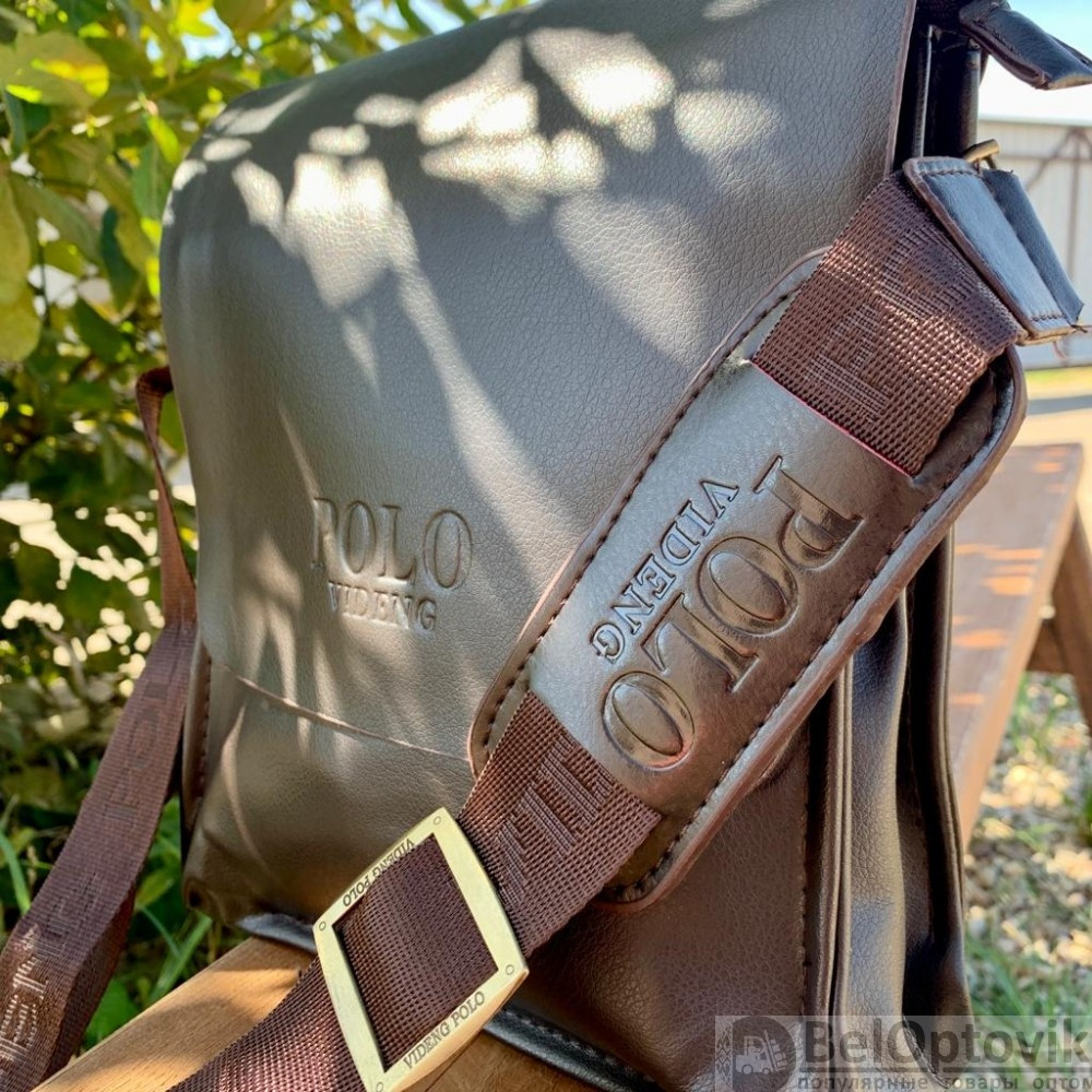 Мужская сумка-планшет через плечо Polo Videng - фото 8 - id-p216373770