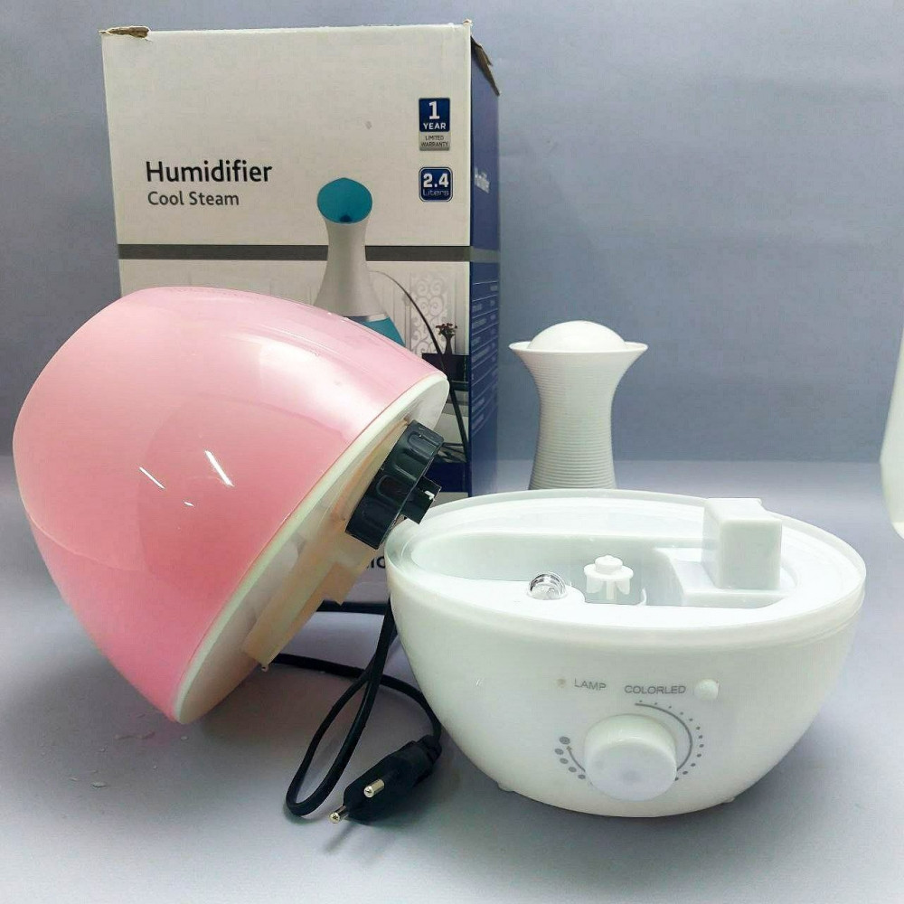 Увлажнитель воздуха Cool Steam Humidifier, резервуар 2,4 литра с подсветкой 220V - фото 2 - id-p216372960