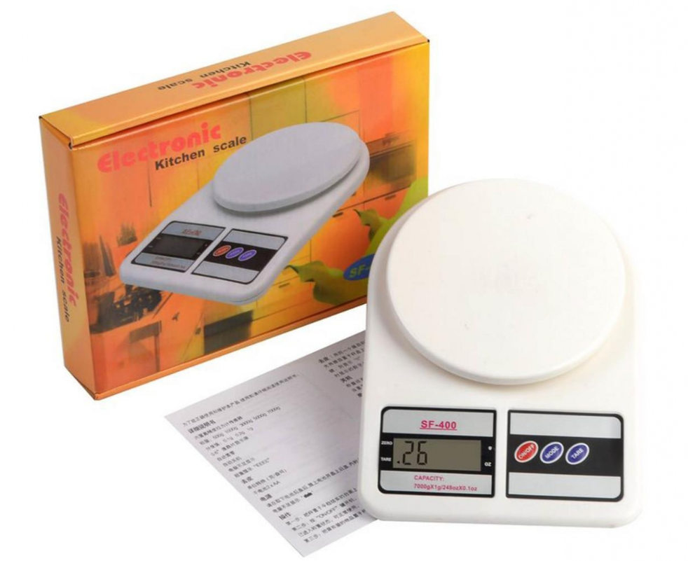 Электронные кухонные весы Electronic Kitchen Scale SF-400 / Настольные весы до 10 кг. - фото 5 - id-p216372961