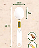 Электронная мерная ложка - весы Digital Spoon Scale 500g х 0,1g / Ложка с дисплеем белая, фото 2