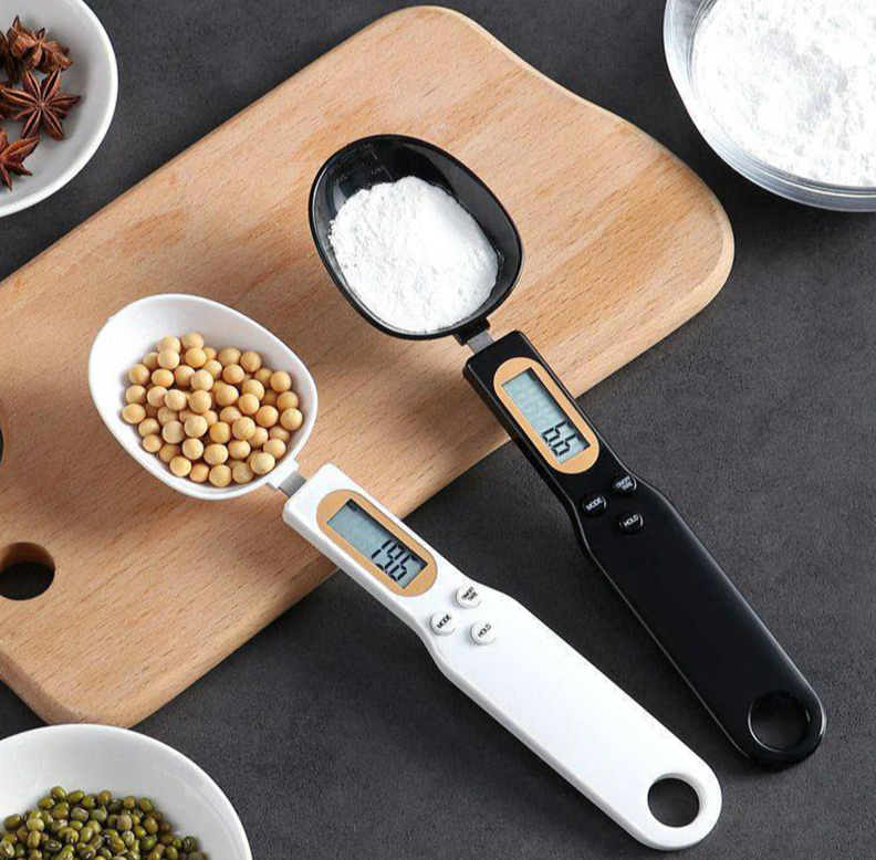 Электронная мерная ложка - весы Digital Spoon Scale 500g х 0,1g / Ложка с дисплеем белая - фото 5 - id-p216372962