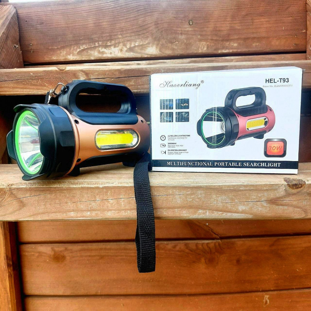 Ручной кемпинговый светодиодный фонарь-светильник HEL-T93 (USBсолнечная батарея, 7 режимов работы, с функцией - фото 3 - id-p216372966