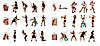 Комплект фитнесс  ремней (тросов), с регулировкой нагрузки для всех групп мышц, набор 11 предметов (эспандер), фото 3
