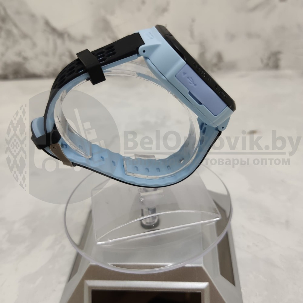 Детские GPS часы (умные часы) Smart Baby Watch Q528 Черные с голубым - фото 3 - id-p216374904