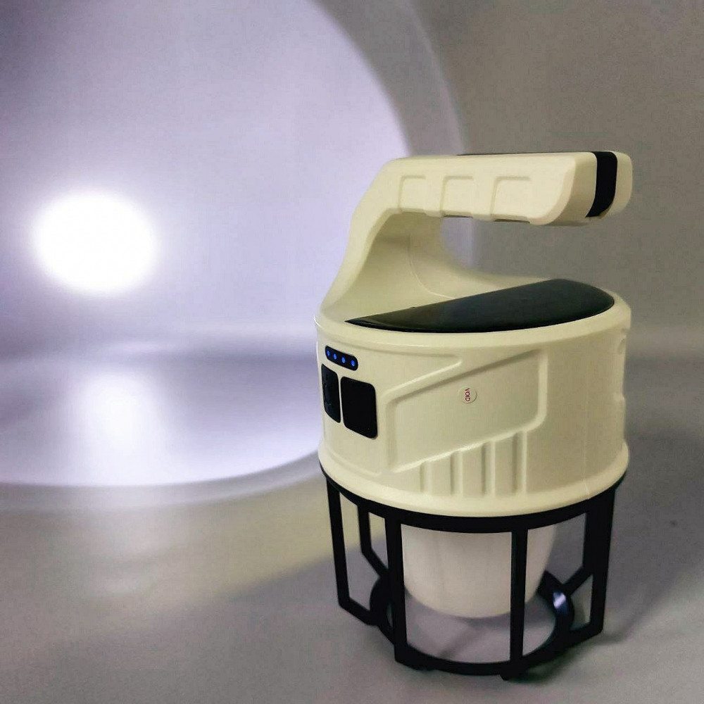 Кемпинговый ручной фонарь-лампа Outdoor camping light SL-008 (USB, солнечная батарея, 6 режимов работы, - фото 3 - id-p216373002