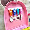 Детский игровой набор 2 в 1 Рюкзак Моя профессия чемоданчик - стол с ножками Стройка (юный строитель), фото 2