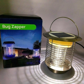 Антимоскитный уличный светильник-ловушка для комаров Bug Zapper JSD-003 на солнечных батареях или USB (режим - фото 1 - id-p216373018