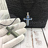 Кулон-подвеска Крест два цвета Черный, фото 9