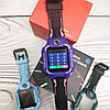 Часы детские Smart Watch Kids Baby Watch Q88 / Умные часы для детей Фиолетовый корпус - черный ремешок, фото 10