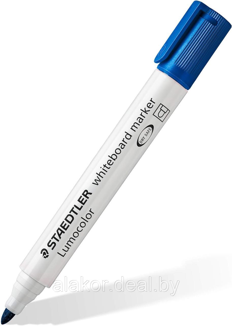 Маркеры STAEDTLER Lumocolor whiteboard 351, для доски, 2мм, синий - фото 1 - id-p216375267